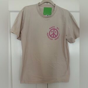 Mister Green “Back By Popular Demand” Graphic Tee Beige Size M Los Angeles